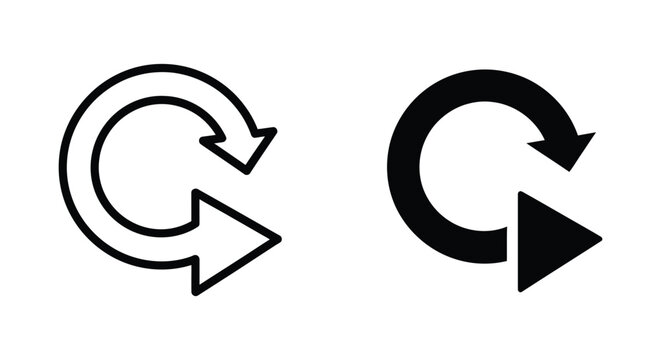 Refresh Arrows Cycle Reloading Commercial Icon