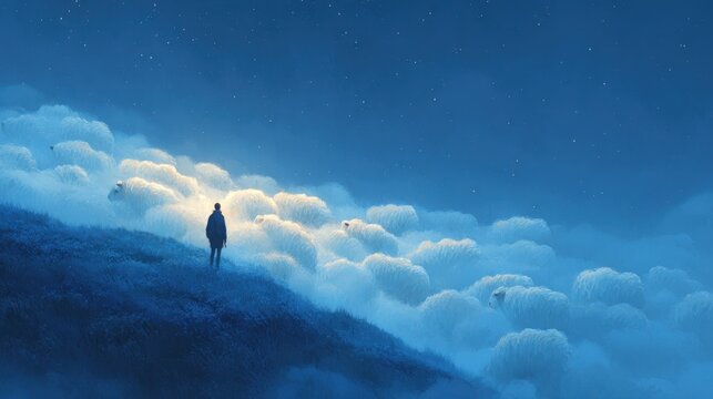 Night sleep disturbance with restless mind anxiety and inability to sleep