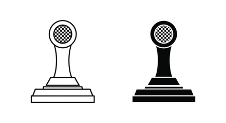 Chess Pawn Symbol Vector Game Piece Commercial © AliCreativeStudio