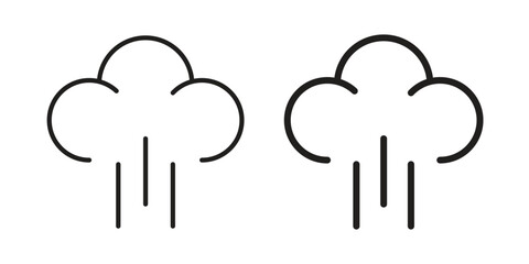 Steam icon illustration for web design. filled flat icons © Hunt