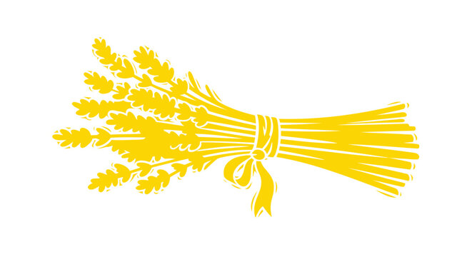 Vector illustration of a wheat sheaf