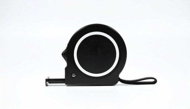 Minimalist Black Silhouette of a Professional Measuring Tool