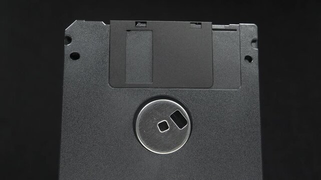 Black floppy diskettes. Floppy disk, diskette, or floppy diskette is a type of disk storage made from a thin, flexible disk coated with a magnetic storage medium
