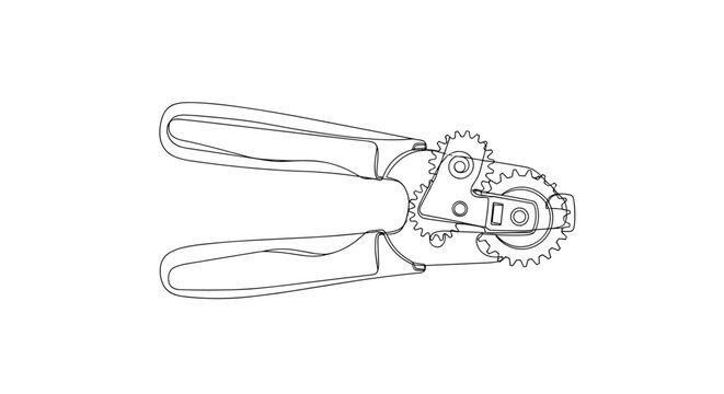 Bolt Cutter with Long Handles.