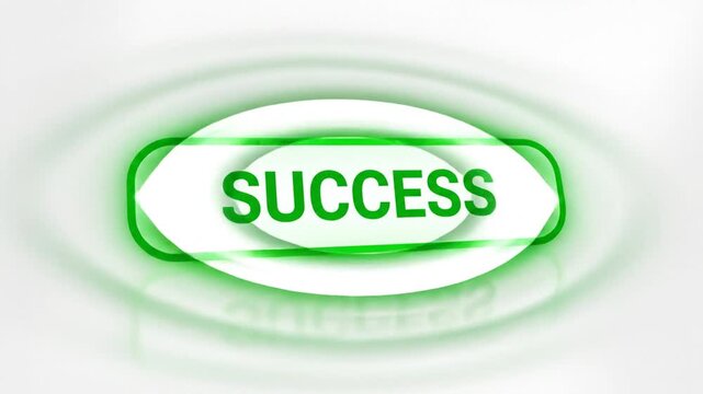 A green stamp with the word Success appears on a white background.