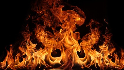 Fototapeta premium Fire Flames Image