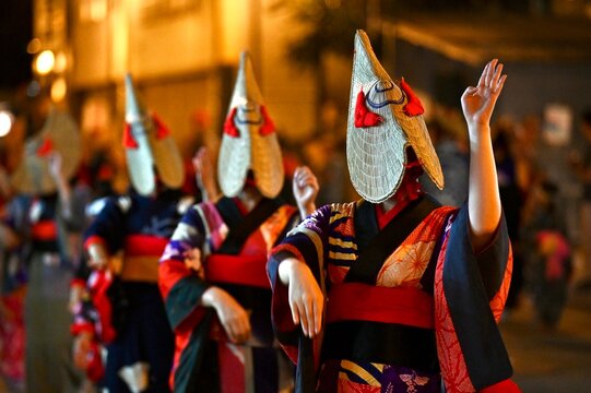 西馬音内盆踊り　秋田県羽後町