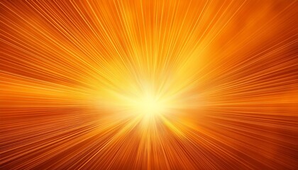 Fototapeta premium Orange Sun Rays Background Abstract Orange Background