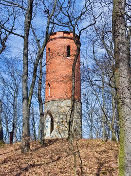 old observation tower, Radegast in Poland, Myśłib&oacute;rz 