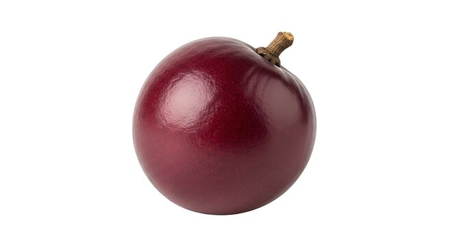 Fresh Red Jambu Fruit Isolated on White Background