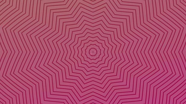 Pink Geometric Pattern Animation Background.