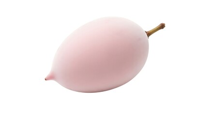 Pink Mango Fruit Isolated on White Background