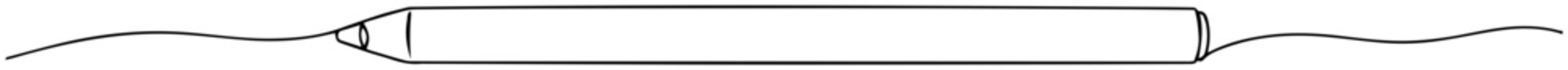 double ended makeup brush line art