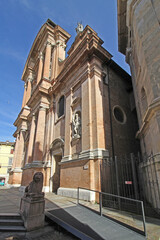 Obraz premium scorcio della facciata della chiesa di San Prospero a Reggio Emilia