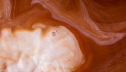 Coffee and milk cream background