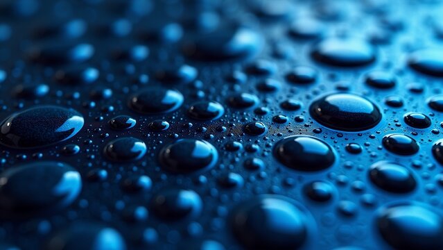 Circular indigo ink pattern