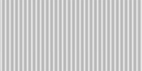 Obraz premium Transparent corrugated plastic ribbed glass background with abstract line patterns. 3D gradient light effects for retail windows or architectural panels. Vintage chrome reflections or polycarbonate.