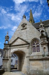 Obraz premium Parish enclosure in Brittany in France, Europe