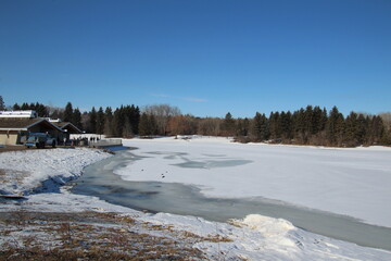 Melting Along The Lake, William Hawrelak Park, Edmonton, Alberta