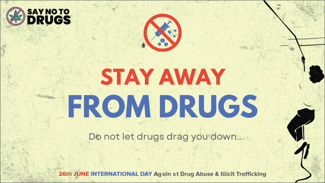 International Day Against Drug Abuse and Illicit Trafficking Awareness banner