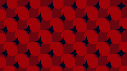 Repeating Paisley Pattern on Dark Blue Background