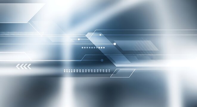 Abstract background with futuristic technology design and glowing lines