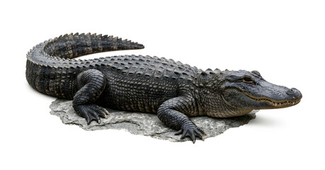 Obraz premium crocodile isolated on white