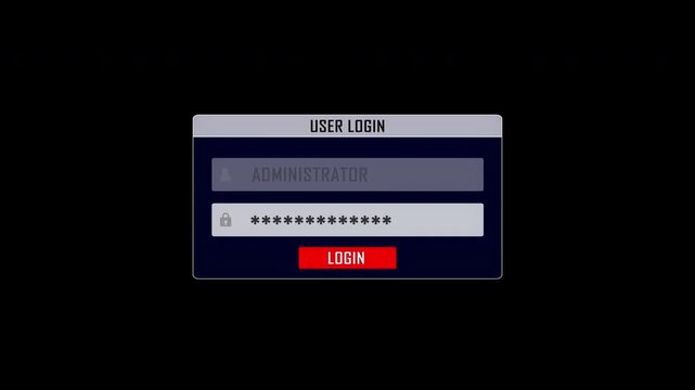 START Glitch Text Animation on Alpha Channel, Loop
