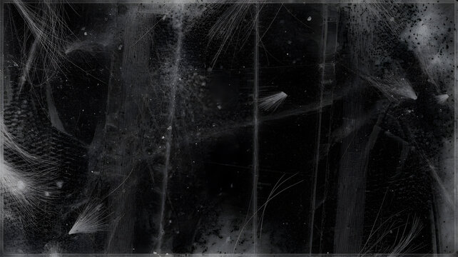 Distressed dark texture with scratches, dust, and subtle line patterns.