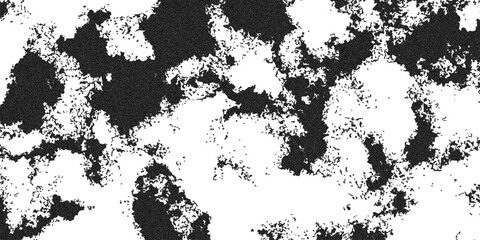Fototapeta premium Abstract Black And White Grunge Texture Background With Ink Splatter And Noise.