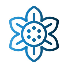 Fototapeta premium Flower icon design template