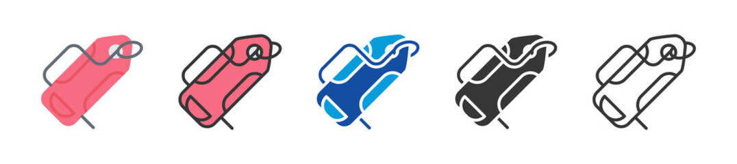 rescue buoy icon set multi style various collection © Iconjam