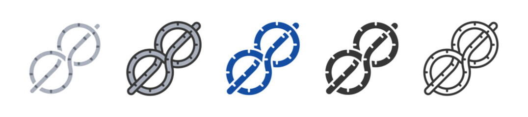 rope icon set multi style various collection © Iconjam