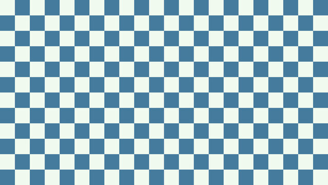 Blue and White Checkerboard Pattern vector background