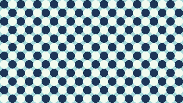 Retro Geometric Pattern with Circles and Squares vector background