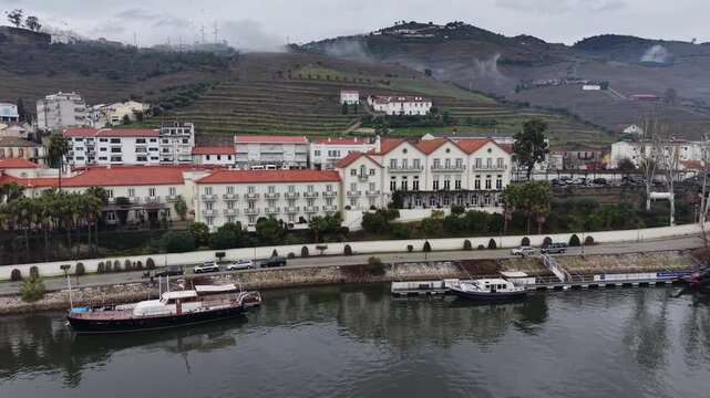 Historical center of Pinhao, Douro region, Portugal
