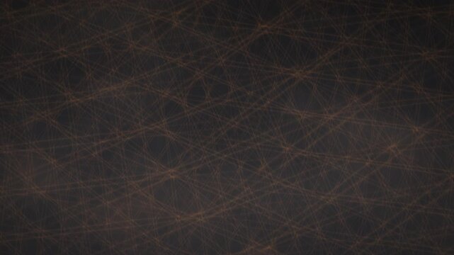 Glowing lines and particles drift across a dark textured surface