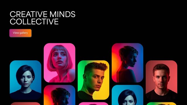 Modern Creative Team Portfolio Gallery