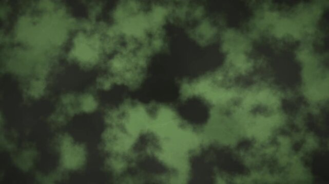 Swirling green and black pattern flows with dynamic motion and subtle texture