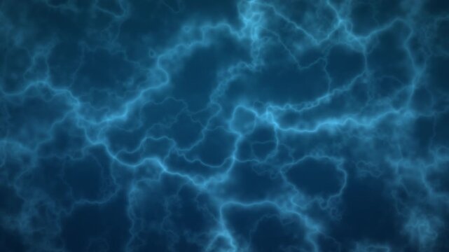 Abstract blue pattern swirls, forming vein-like lines and cloud shapes