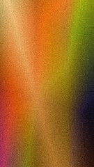 A tall, textured rainbow gradient cascades vertically from warm oranges to cool greens and purples, offering a bold artistic background for posters, ads, or digital layouts. © Sergei