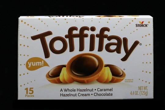 Toffifee (Toffifay) brand hazelnut candy from Germany 