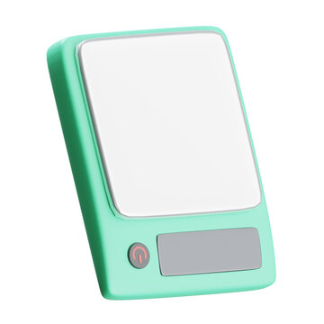 3D Digital Scale Medical Measurement Equipment Illustration