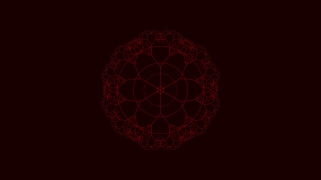 Seamless 4K loop of Muladhara Root Chakra Fractal Tree sacred geometry slowly unfolding. Ideal for root chakra activation, meditation, yoga studios, trance visuals, and ground healing sound baths.