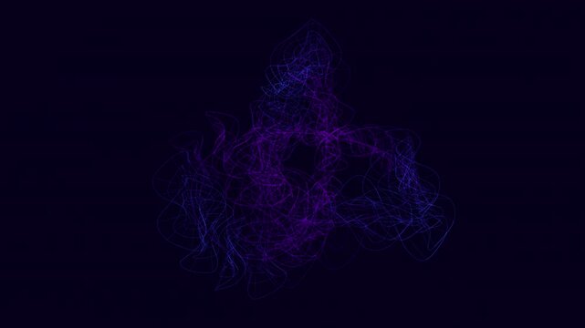 Seamless 4K loop of Sahasrara Crown Chakra Torus Knot sacred geometry unfolding slowly. Ideal for meditation, yoga studios, VJ sets, trance visuals, and sound bath sessions.