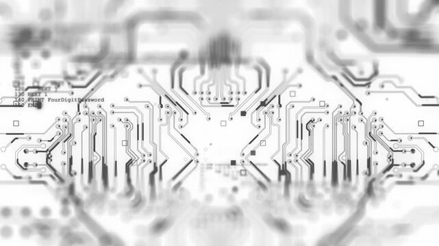 abstract circuit chip board digital background
