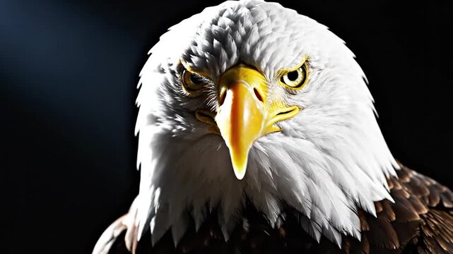 Bald Eagle Close-up Portrait Photography.