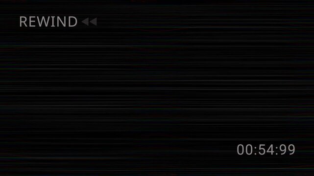 Aggressive Vintage VHS defects noise and tracking error. 4K analog rewind signal with realistic CRT artifacts. Premium retro glitch texture overlay