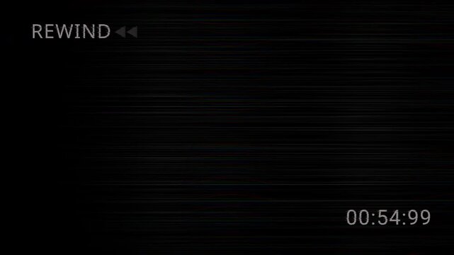 Aggressive Vintage VHS defects noise and tracking error. 4K analog rewind signal with realistic CRT artifacts. Premium retro glitch texture overlay