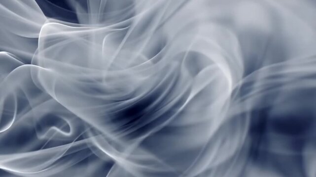 A mesmerizing display of swirling smoke tendrils on a dark background